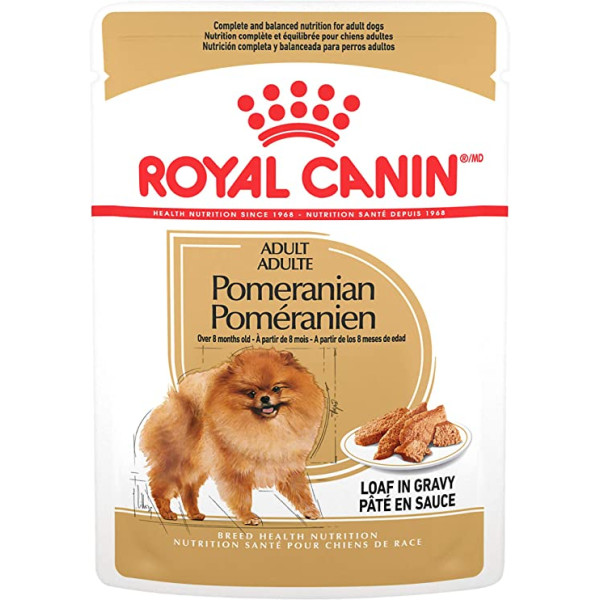 Royal Canin Pomeranian Adult Pouch 松鼠犬純種犬配方 85g X12