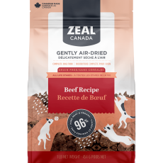 Zeal Gently Air-Dried Beef for Dogs 牛肉配方風乾+冷凍脫水 2.2lb X4