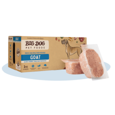 Big Dog Barf For Dog Goat Low Allergy Single Protein Raw Diet 大笨狗急凍山羊肉配方狗糧12件一盒 (3KG) 