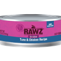 Rawz Shredded Tuna & Chicken Cat Food 吞拿魚及雞肉肉絲貓罐頭 85g