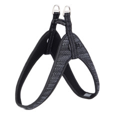 Rogz Fast-Fit Harness - Black Color 易戴胸帶 (黑色) Medium