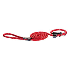 Rogz Rope Moxon Lead - Red Color P帶圓繩 (紅色) Medium