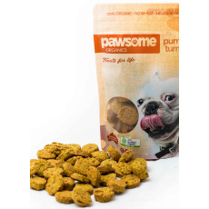 Pawsome Organic Pumpkin And Turmeric Dog Treats 南瓜及薑黃小食 200g X4