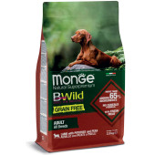 Monge BWild Grain Free – Lamb with Potatoes and Peas – All Breeds Adult 無穀物羊肉薯仔碗豆成犬配方 2.5kg