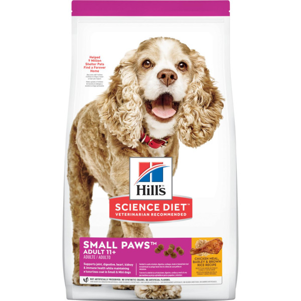 Hill's Science Diet Adult 11+ Small Paws dog food 11歲以上小型犬系列 4.5lbs