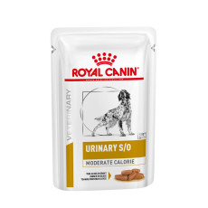 Royal Canin Canine Urinary Moderate Calorie Pouch Loaf 獸醫泌尿道處方糧低能量狗濕糧 100g x 12