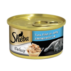 SHEBA Tuna Fillet in Jelly Wet Food For Cats 吞拿魚漁凍貓濕糧 85g 