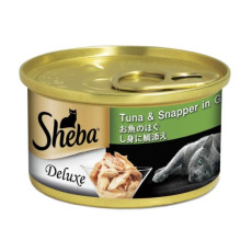 SHEBA Tuna & Snapper in Gravy Wet Food For Cats 吞拿鯛片(湯汁) 貓濕糧85g 