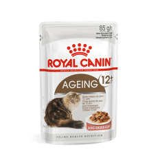 Royal Canin Ageing +12 in Gravy For Cats 12歲以上老年貓 (肉汁 ) 85g X12