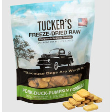 Tucker's Pork- Duck -Pumpkin Complete and Balanced Freeze-Dried Diets for Dogs 脫水凍乾豚肉+鴨肉+南瓜配方 14oz