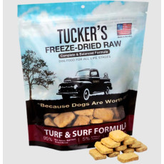 Tucker's Turf & Surf Complete and Balanced Freeze-Dried Diets for Dogs 脫水凍乾牛肉+三文魚配方 14oz