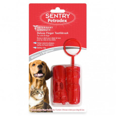 Petrodex Deluxe Finger Toothbrush For Dogs & Cats 貓狗合用刷牙手指套2件裝