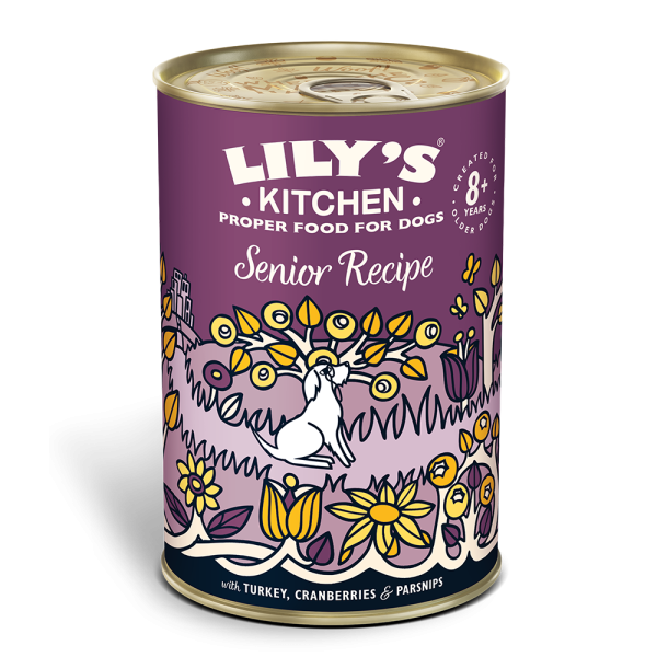 LILY'S KITCHEN Senior Recipe for Older Dogs Dog Wet Food 老犬轉用餐 犬用主食罐 400G