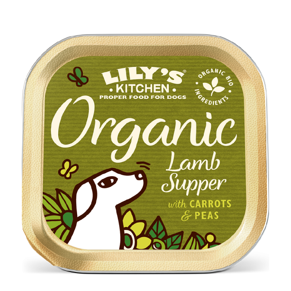 LILY'S KITCHEN Organic Lamb Supper Wet Food for Dogs 有機羊肉特餐 犬用  (150g)
