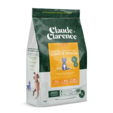 Claude + Clarence Grain Free Senior Cat Food - Weight Control - Chicken, Salmon and Tuna - 無穀物高齡貓乾糧 - 體重控制 - 雞肉、三文魚和吞拿魚 2kg x2