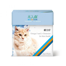 Moreson 木入森 Omega-3 and L-Glutamine for skin health For Cats 貓咪膚立好 50包