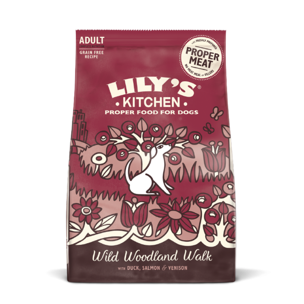 LILY’S KITCHEN Duck, Salmon and Venison Dry Dog Food 無穀物森林盛宴 犬用 7KG