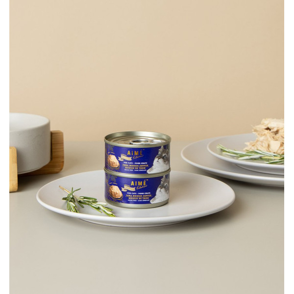 Aime Kitchen Tuna Mousse Supper For Cats 香滑吞拿魚慕絲 75g X24