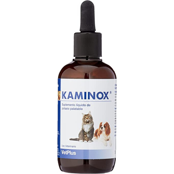 VetPlus Kaminox 保鉀寧針對腎衰竭或其他原因導致的低血鉀(貓狗適用)60ml