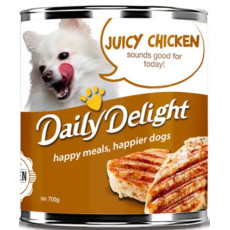 Daily Delight Juicy Chicken(Grain Free) For Dogs 無穀物香汁燉鮮雞肉狗僮頭 375g