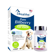 Royal-Pets Pure Bilberry For Dogs純正藍莓 60粒軟膠囊