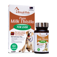 Royal-Pets Pure Milk Thistle For Dogs純正奶薊素 60粒軟膠囊