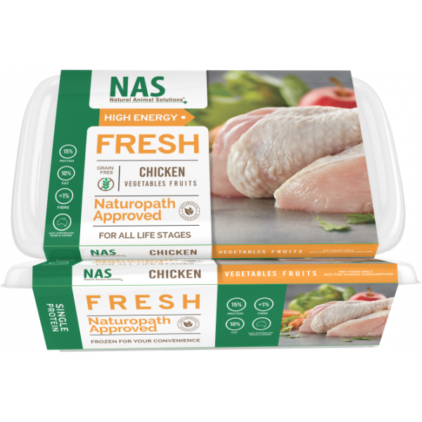 Natural Animal Solutions Fresh Raw Chicken For Cats 澳洲天然食材製成優質急凍雞肉貓糧 450g  