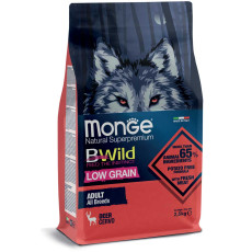 Monge BWild All Breeds Low Grain Wild Deer Adult 低穀物成犬野生鹿肉配方 15kg
