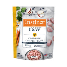 Instinct Raw Frozen Bites Cage-Free Chicken Recipe For Cats 貓用凍乾生肉走地雞主糧 9.5oz 