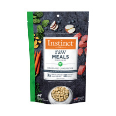 Instinct Raw Freeze-Dried Meals Grass-Fed Lamb Recipe For Dogs 本能凍乾生肉主食糧草飼羊成犬配方 24oz X4
