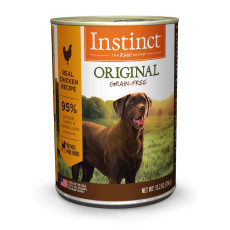 Instinct Original Real Chicken Recipe For Dogs ORIGINAL 本能經典無無穀物犬用雞肉主食罐頭 13.2oz X6