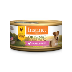 Instinct Original Real Chicken Recipe For Small Breed Dogs 本能經典無無穀物小型犬用雞肉主食罐頭 5.5oz