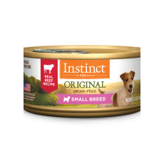 Instinct Original Real Beef Recipe For Small Breed Dogs 本能經典無無穀物小型犬用牛肉主食罐頭 5.5oz