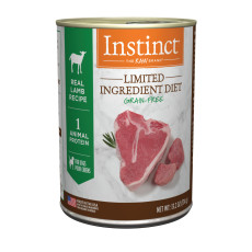 Instinct Limited Ingredient Diet Real Lamb Recipe For Dogs 本能無穀物單一蛋白羊肉狗用主食罐頭 13.2oz
