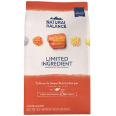 Natural Balance LID Grain Free Salmon & Sweet Potato Recipe 三文魚甜薯成犬糧 4lbs