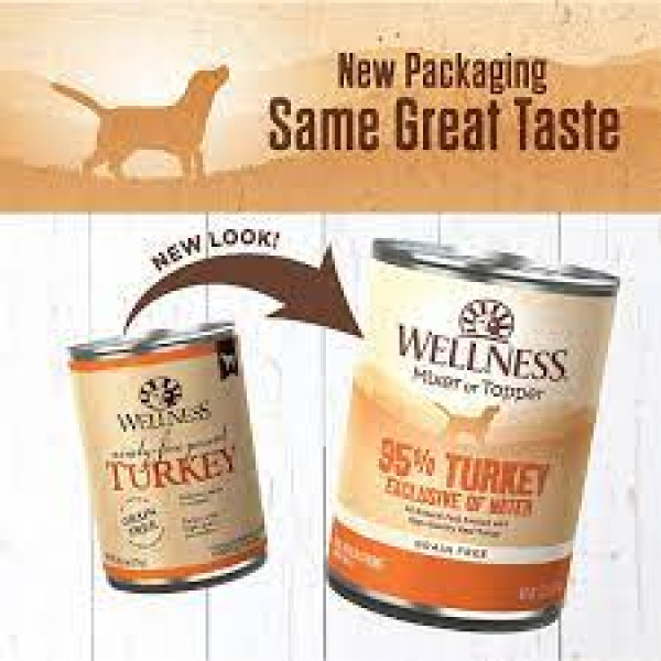Wellness 95% Turkey Wet Food For Dogs 95%純鮮火雞肉 13.2oz  