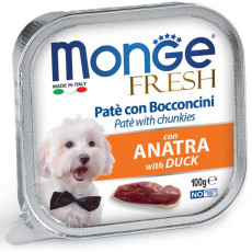 Monge Anatra with Duck Dog Wet Food 鴨肉狗濕糧餐盒 100g X32