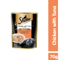 Sheba Pouch Tuna & Chicken 70g 吞拿魚+ 雞肉鍚紙袋裝 70g X24