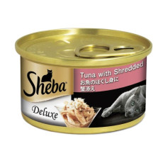 SHEBA Tuna With Crab in Gravy Wet Food For Cats 吞拿蟹肉(湯汁)貓濕糧 85gX48