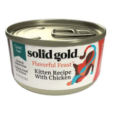 Solid Gold Flavorful Feast Kitten Recipe with Chicken in Gravy Wet Food 無穀物幼貓雞肉貓罐頭 3oz X24