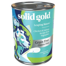 Solid Gold Leaping Waters Grain Free Chicken & Salmon Recipe With Vegetables Dog Wet Food 無穀物三文魚狗罐頭 13.2oz