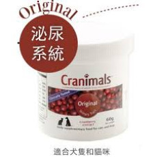 Cranimals Original Urinary Tract Cranberry Extract Daily Supplement For Cats and Dogs 有機小紅莓精華素 60g