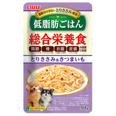 Inaba Low Fat Chicken & Sweet Potato Pouch For Dogs 低脂配方狗用濕糧雞+甜薯 50g 