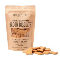 Portland Pet Food Grain & Gulten Free Bacon Biscuit Dog Treats犬用無穀物無麩質煙肉餅乾零食 5oz  
