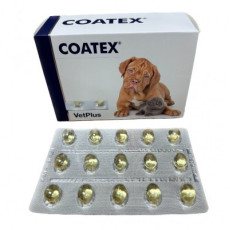 Vetplus Coatex Caps Skin & Coat Supplement For Dogs and Cats 皮膚毛髮保健膠囊貓狗適用配方 60 pcs