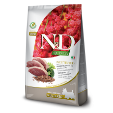 Farmina Natural & Delicious Quinoa Functional Neutered Duck for Dogs 室內犬體態泌尿保健(絕育狗) 鴨肉蘆筍小顆粒2.5kg
