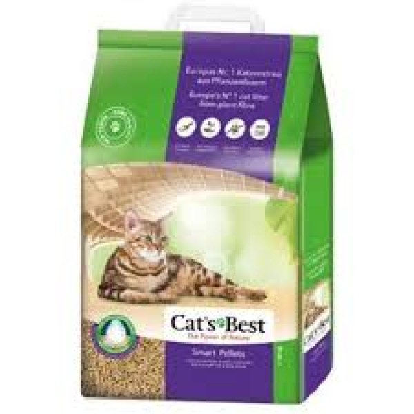  Cat’s Best Gold Smart Pellets Soft clumping & non-stick Wooden Litter  不黏毛黏結木貓砂 10kg