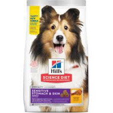 Hill's Science Diet Adult Sensitive Stomach & Skin Chicken Recipe Dog Food 胃部及皮膚敏感成犬糧4lb 