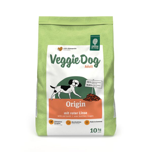 Green Pet Food Insect Dog For 99.9 % Veggie Origin with red lentil 蟲制麩質食含紅扁豆99.99% 純素狗糧 10kg