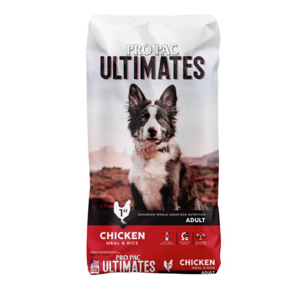 PRO PAC Ultimates Chicken & Brown Rice Formula For Dogs 成犬雞肉糙米配方 12kg